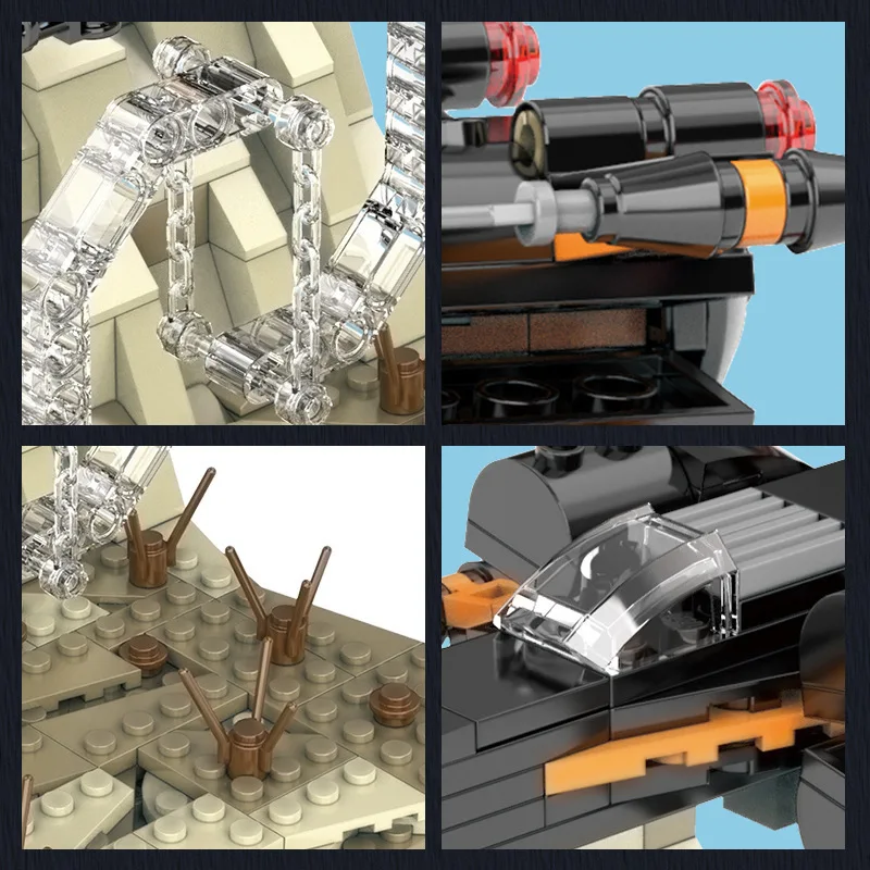 Строительные блоки Mailackers космическая война X-Fighter подвесные строительные DIY