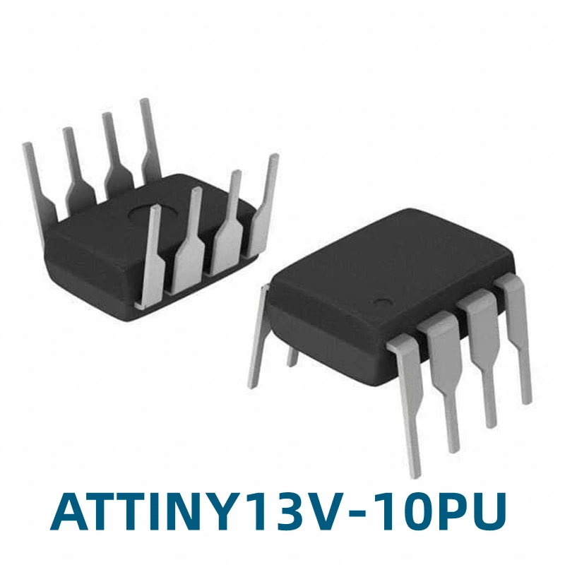 Микроконтроллер DIP8 ATTINY13V с прямой вставкой, новая оригинальная деталь, 13V-10PU, 1 шт.