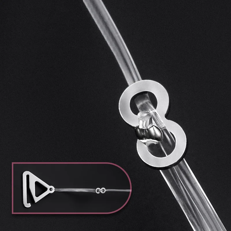 Прозрачные невидимые лямки нескользящий бесследный бюстгальтер тонкие ремни