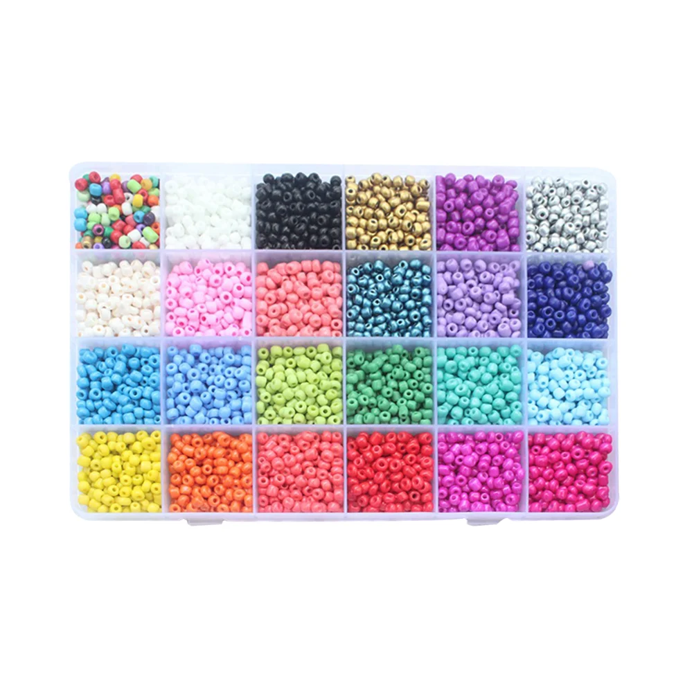 

Beads Bead Glass Jewelry Spacer Loose Making Acrylic Round Crafts Bracelets Earring Charm Pendants Necklace Findings Woven