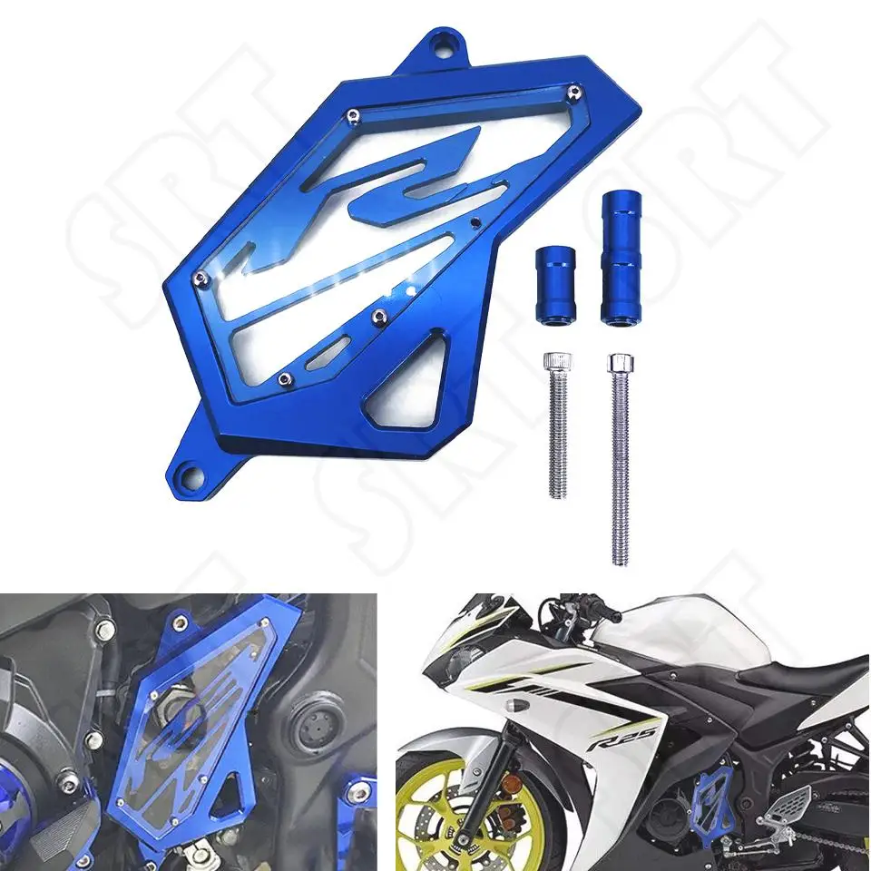 For Yamaha YZF R3 R25 YZF-R3 YZF-R25 2015-2018 Motorcycle accessories Front Sprocket Chain Guard Panel Decorative Cover