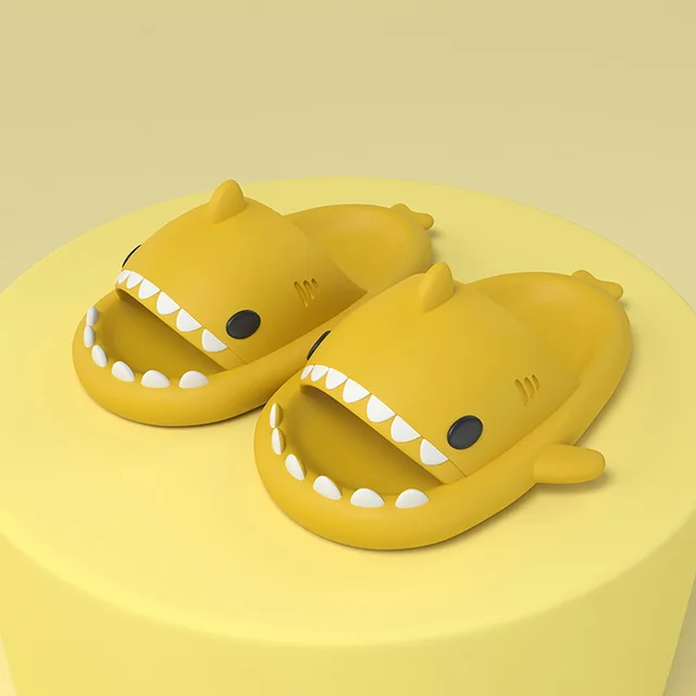Soft Sole Cute Shark Flip Flops 