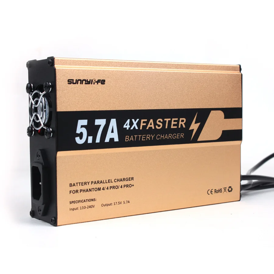 

DJI Wizard 4 PRO+ V2.0 Remote Control Battery Charger One For Four Tyrant Gold 5.7A Fast Charge