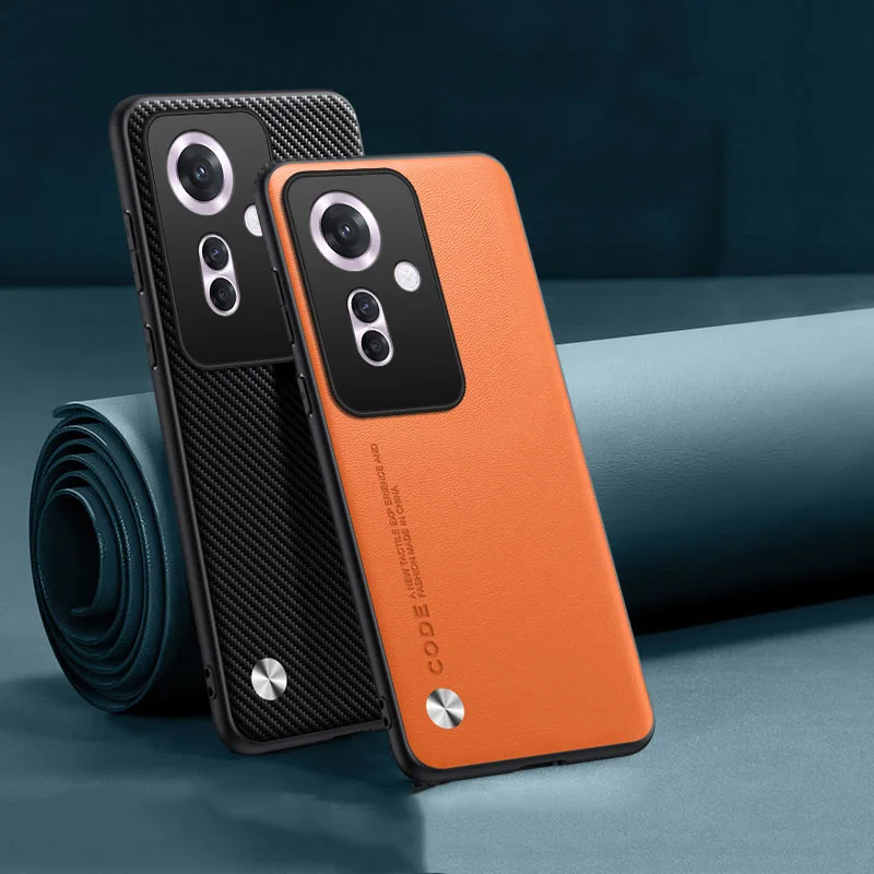 Модный Роскошный чехол-накладка из мягкой искусственной кожи для OPPO Reno11 F