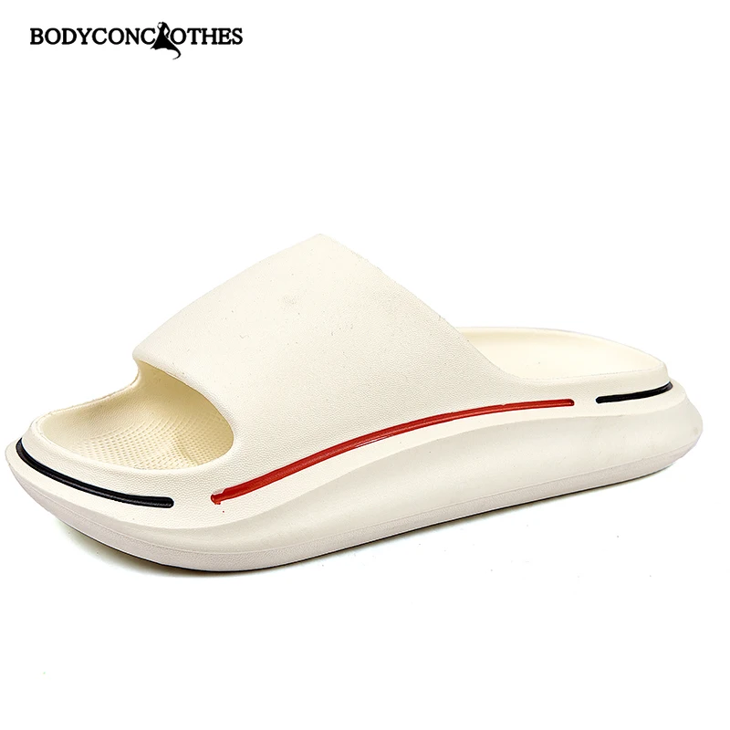 Summer Women Slippers for Men Fashion Indoor Sandals Outdoor Anti-Slip Beach SlidesOutdoor Slide Pool Beach Sandals Indoor Bath