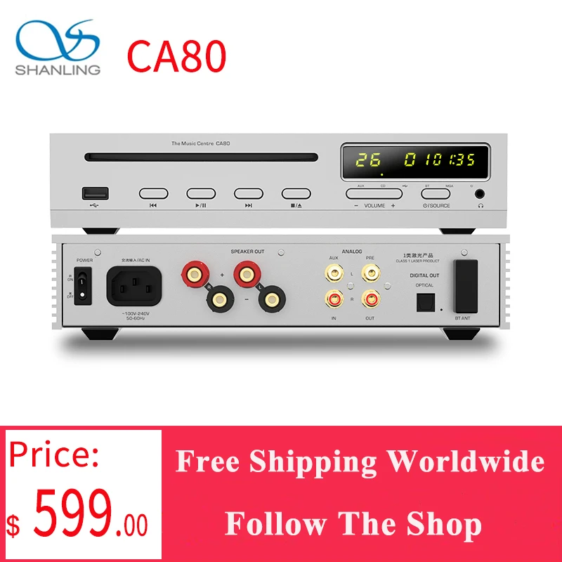 Phillips Drive Sanyo Hd860 Laser Es9219mq Dac Rt6863 Lta8092 Amp Chip Hi-res Audio Bluetooth Input