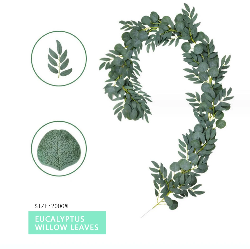 

Искусственная эвкалиптовая гирлянда 200 см