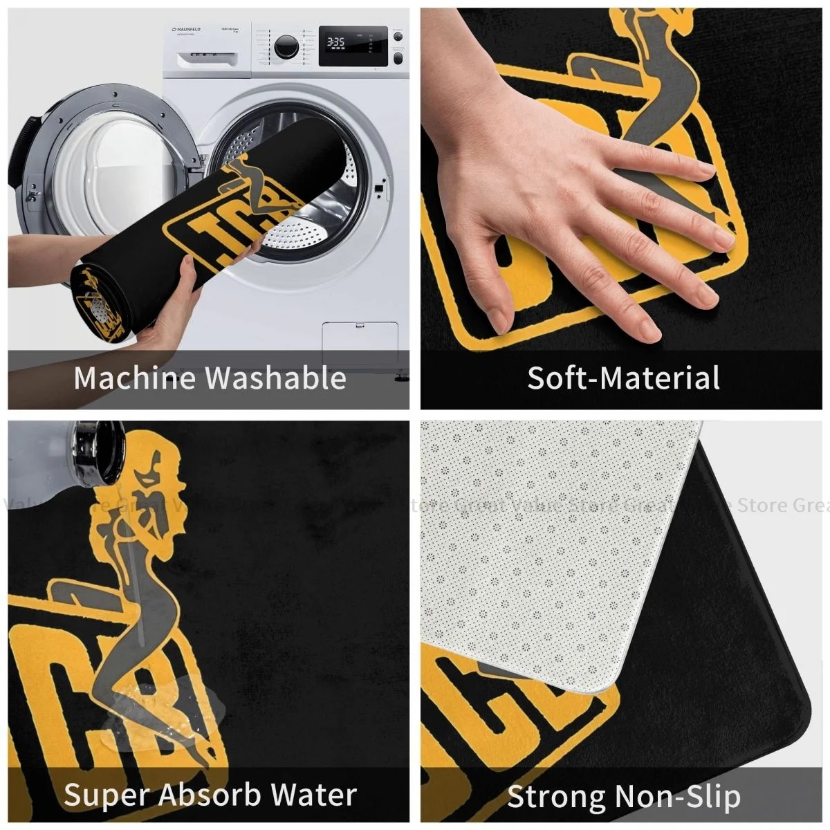 Противоскользящий коврик JCB для гостиной новинка напольный приветственный