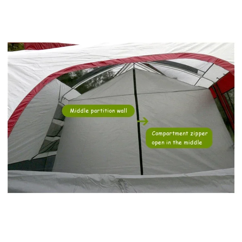 Большая палатка для кемпинга Легкий дом и отдыха на открытом воздухе