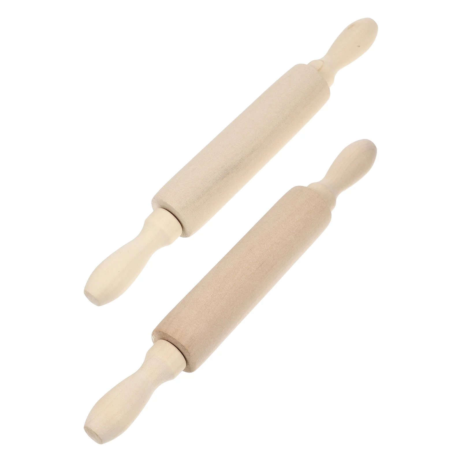 

2pcs Kitchen Wooden Rolling Stick DIY Baking Rolling Tool Dough Roller