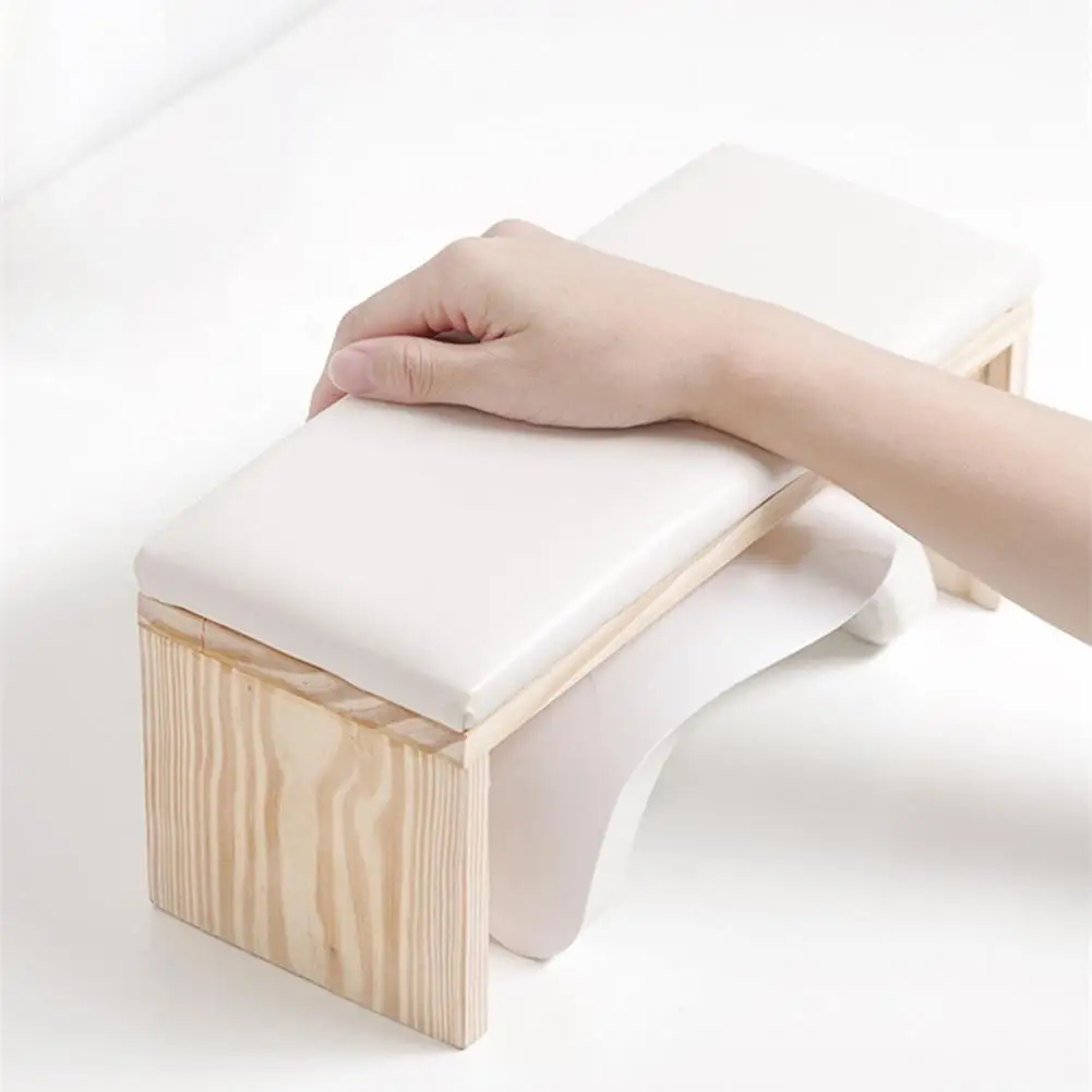 

Delicate Practical Nail Art Support Holder Wood Nail Pillow Accessory Stable for Girls