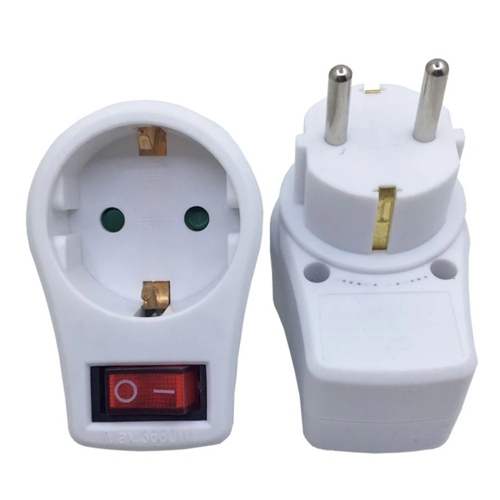 

Socket Supplies Socket Outlet European Type Flame Retardant PP Power Tool With Switch 250V 16A Switches Sockets