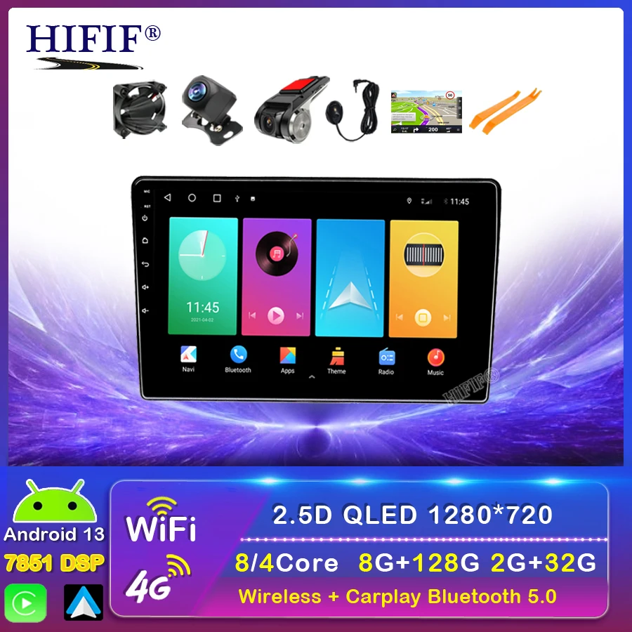 8 ГБ ОЗУ 128 ПЗУ Android 13 Автомобильный видеоплеер для Hyundai i40 2016 GPS Мультимедийный