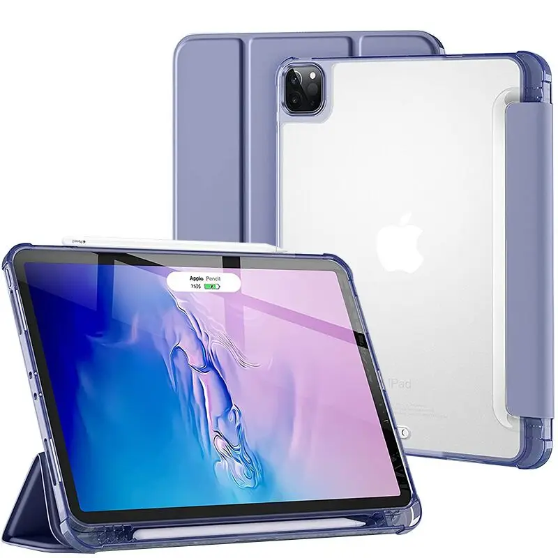 

Умный чехол для iPad 2020 8 10,2 2018 Pro 2017 Air 1 2 3 с держателем для стилуса iPad 5-6-го поколения