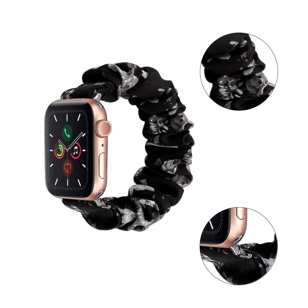 

Correa Apple Watch SE 7 6 5 4 3 Band 38mm 40mm 41mm Stretch Fabric Solo Loop Bracelet Strap Series Girdle 42mm 44mm 45mm Belt