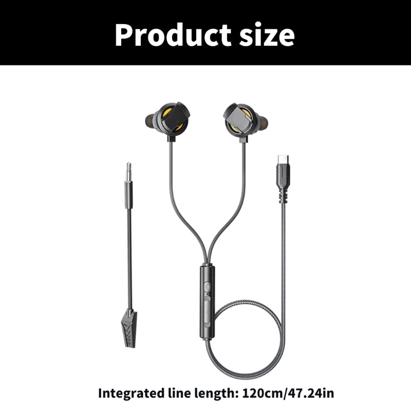 Игровые наушники RX5 с гибким микрофоном на штанге. Съемные дизайнерские