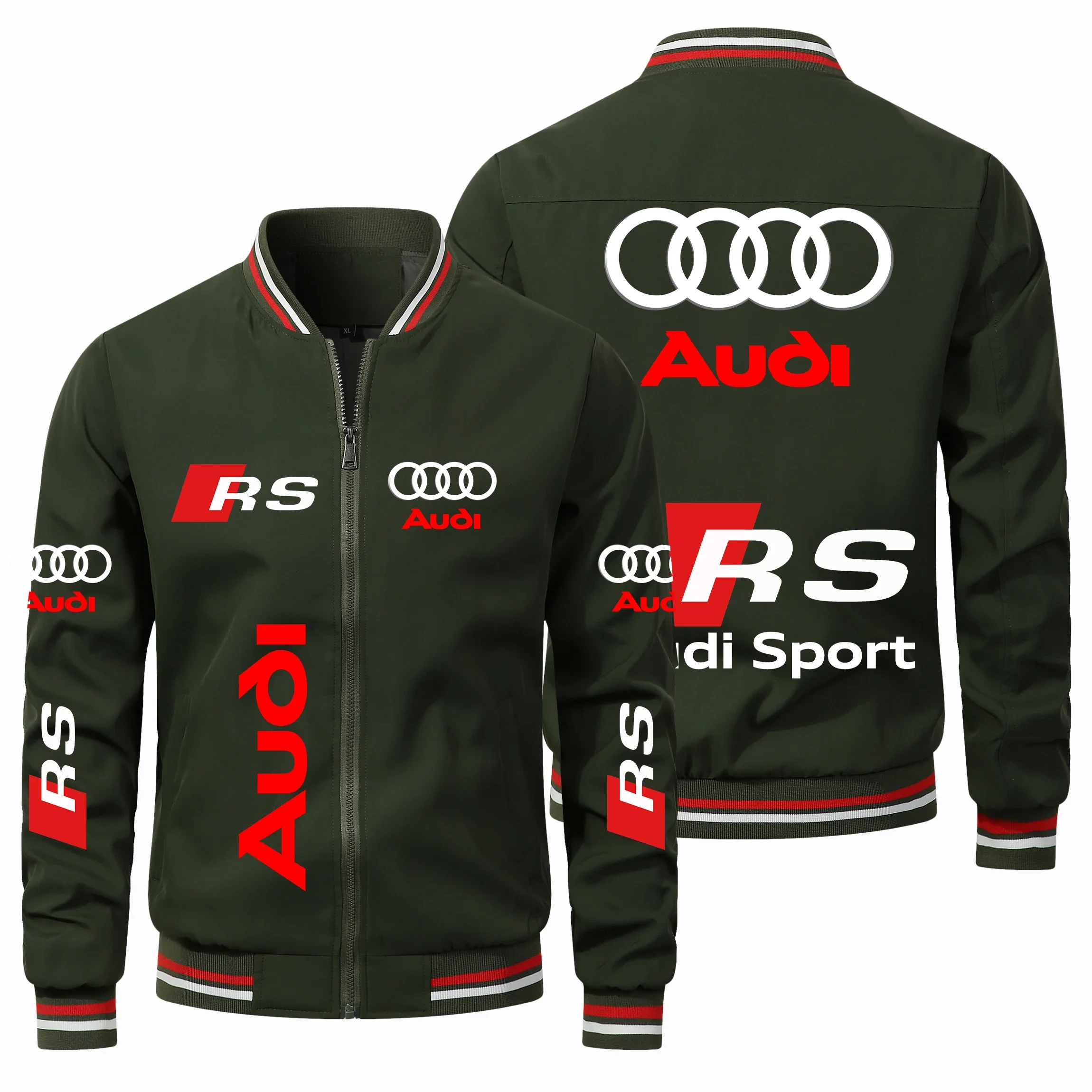 Мужская мотоциклетная куртка с логотипом Audi RS для мотокросса на весну и осень