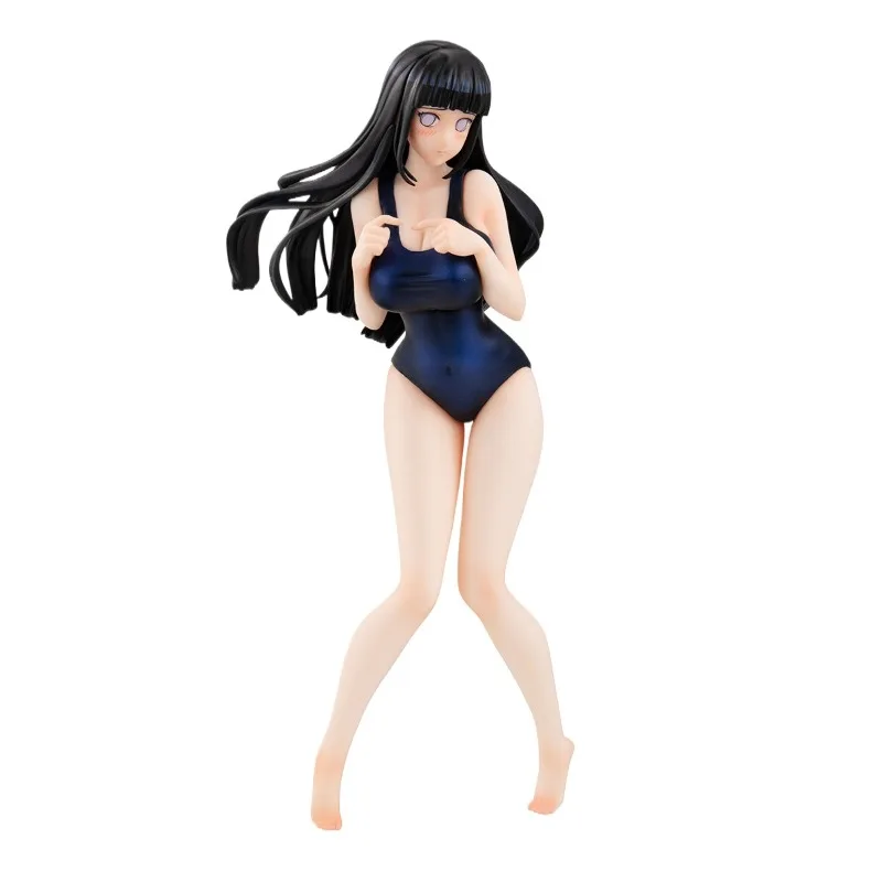 Фото В наличии: Оригинальная фигурка MegaHouse Naruto Shippuuden Hyuuga Hinata Naruto Gals Ver.Splash B, аниме-фигурка, гаражный кит, модель для декора. №2