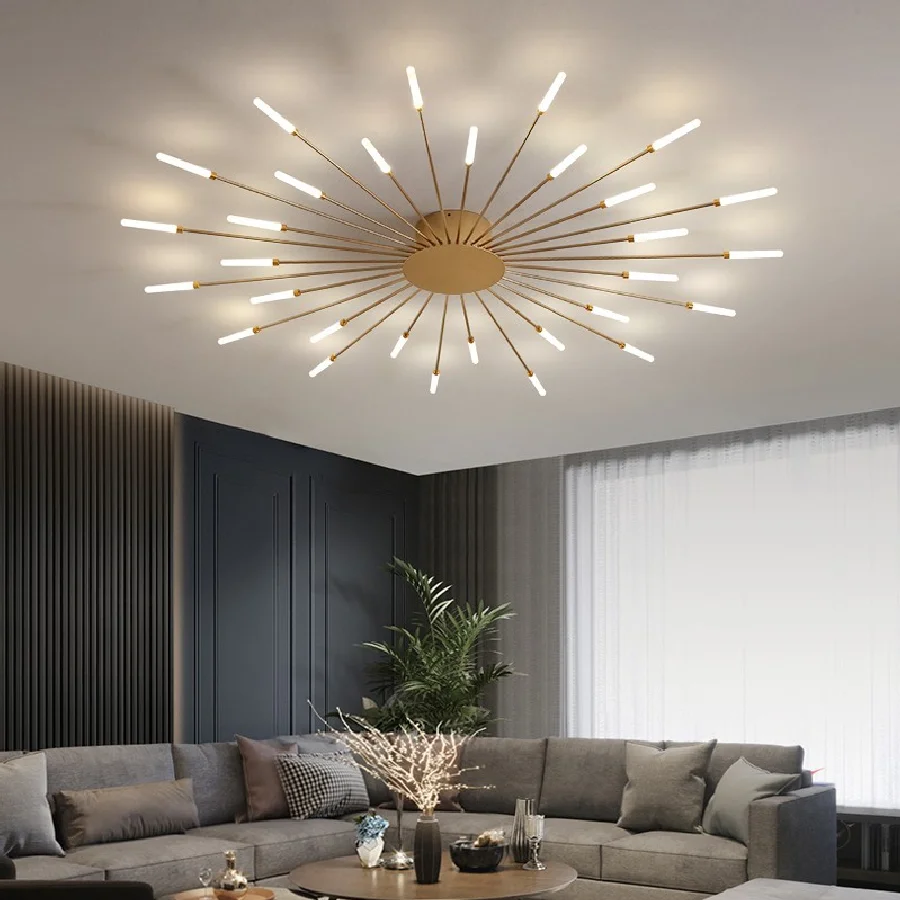 

Modern Art Ceiling Lights LED Luster Indoor Lighting For Bedroom Hall Living Kids Room Acrylic Lamps Fixture Frame 110v-260V