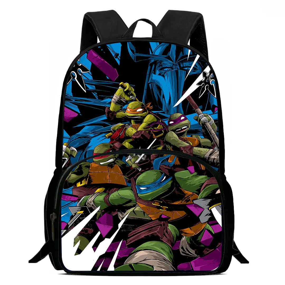 Рюкзак для подростков с черепашками-ниндзя Прочный Школьный ранец мальчиков и