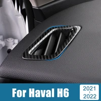 stainless steel car front air vent dashboard outlet frame cover trim ring sticker accessories for haval h6 3rd gen 2021 2022