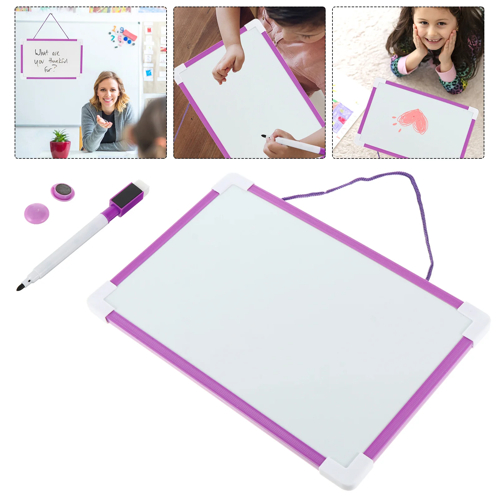 

Erasable Message Board Kids' Magnetic Drawing Boards Wall Hanging Pvc Baby Small Whiteboard