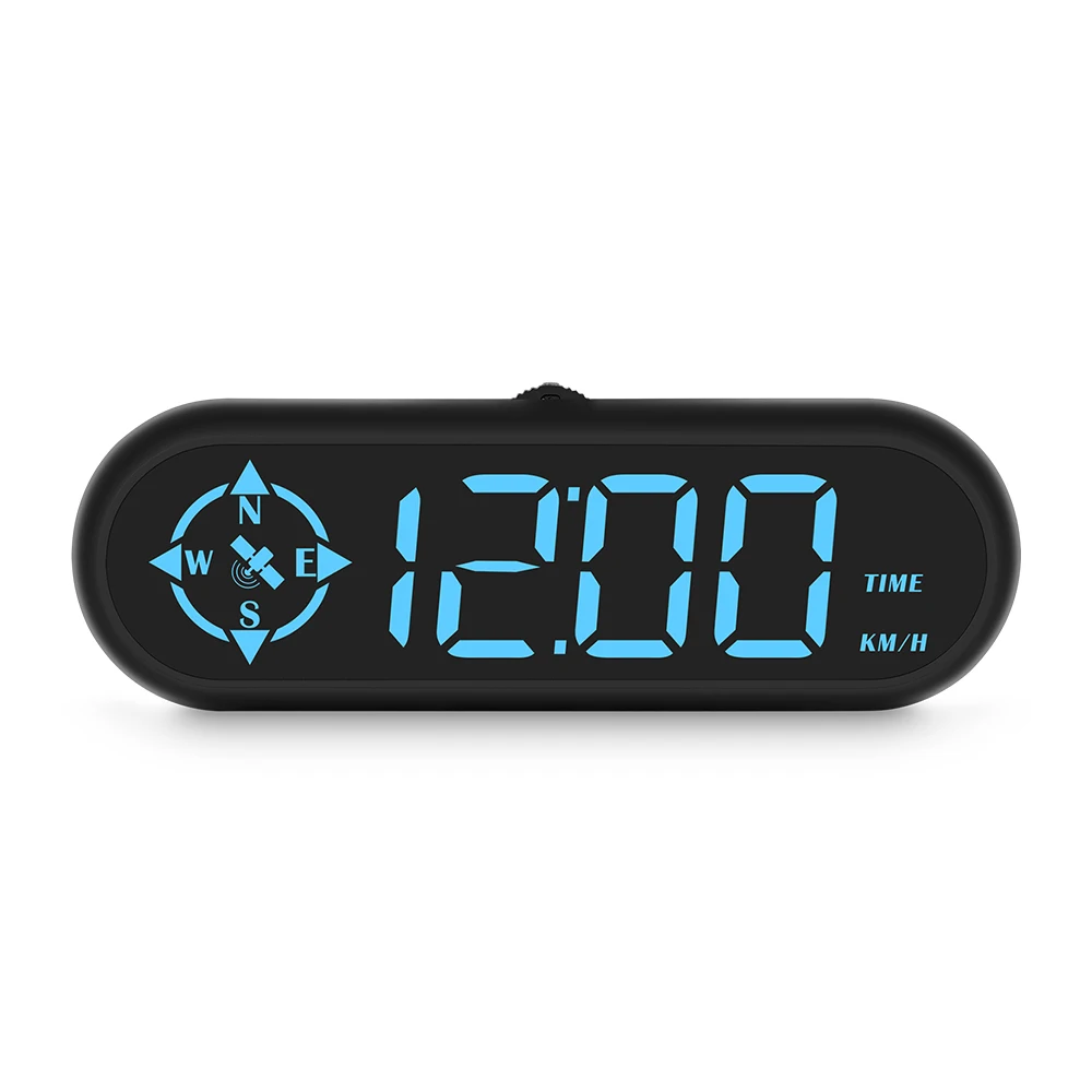 

TUERBB G9 HUD Head Up Display GPS Car Speedometer With Compass Clock Driving Distance Security Alarm Electronic Accessories
