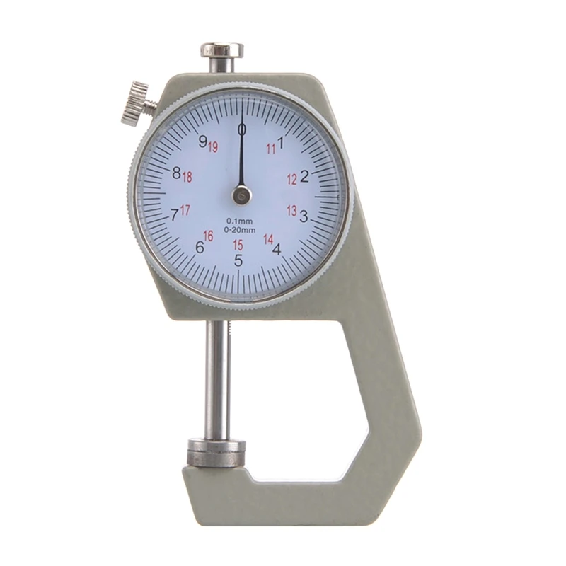 

Digital Thickness Gauge Round Dial Thickness Gauge 0.1mm Accuracy for Paper Leather Metal Sheet Thickness Measuring