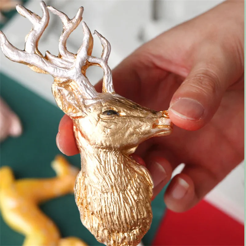 

Инструменты для выпечки, животные, Рождество, лось, Сика, олень, торт, силиконовая форма, помадка, мастика, фотоформа, капкейк, Топпер