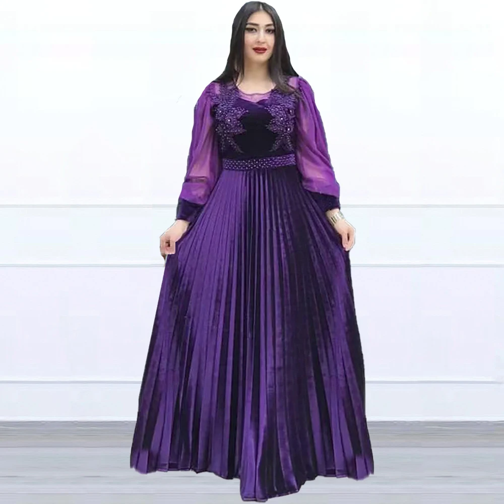 

Abayas For Women Dubai 2022 Luxury Evening Dresses Moroccan Wedding Caftan Robe Arabe Muslim Djellaba Femme Islamic Clothing