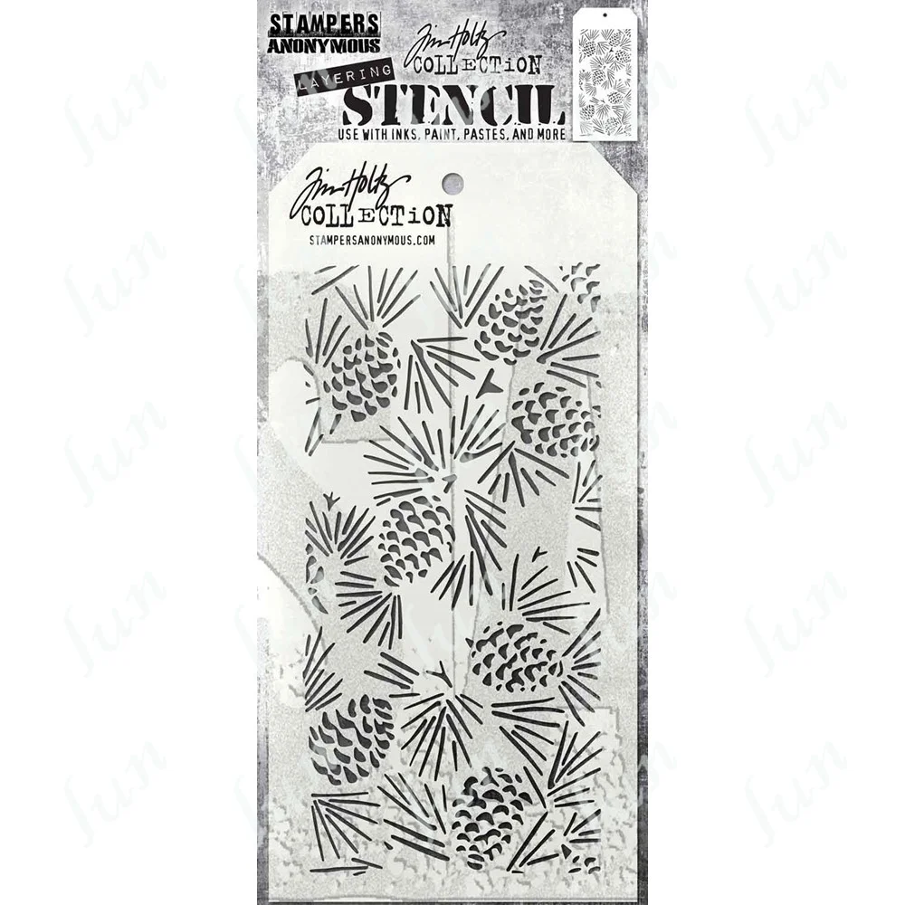 

Pinecones Stencils for Diy Scrapbooking Album Make Paper Card Embossing 2022 New Layering Stencil Template Decoration