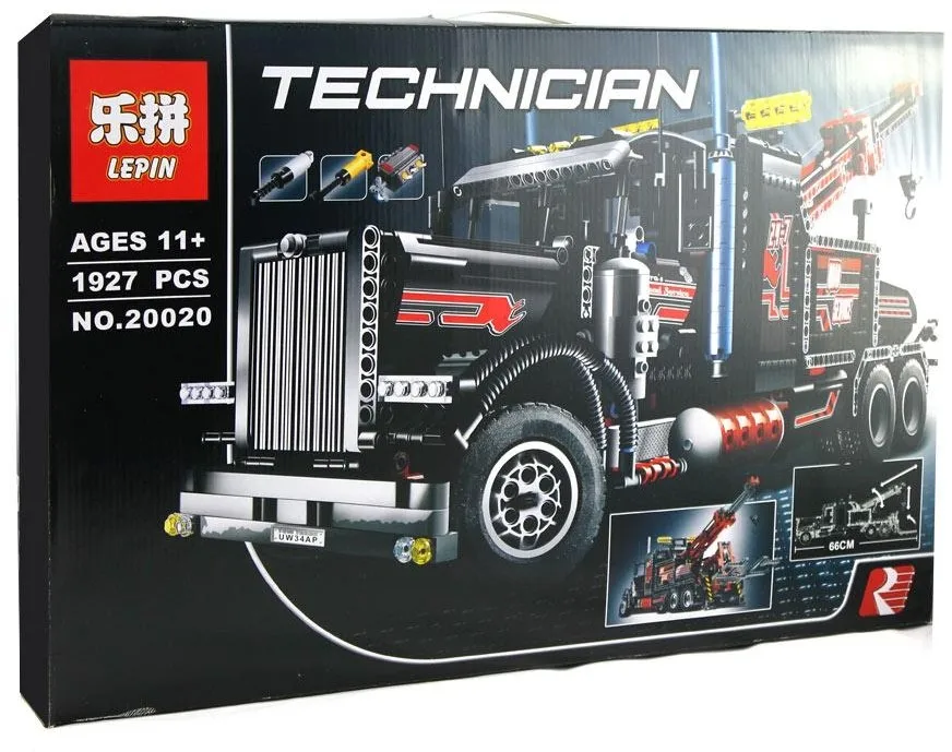 Конструктор Lepin 20020 Буксировщик тягач - Technic 8285 | Игрушки и хобби