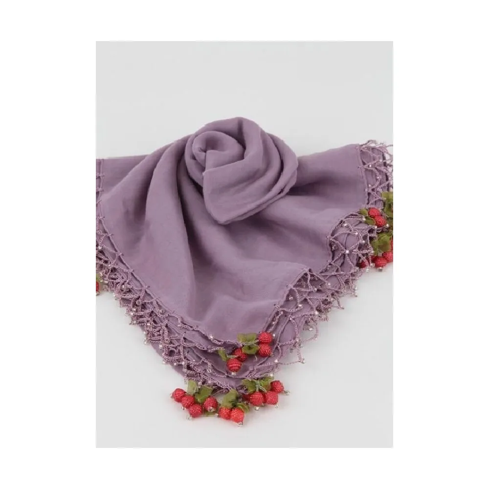 

Dorlie Cherry Oyalı Hand Embroidered Beaded Scarves