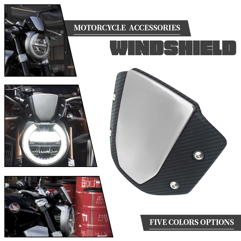 

Windshield Windscreen for Honda CB125R CB250R CB300R 2018 2019 2020 2021 Motorcycle Wind Deflector CB 125R 250R 300R CB150R 2022