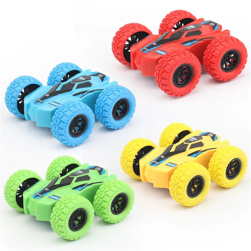 

Children Inertia Car 1:60 4wd Double-sided Stunt Car Climbing Off-road Vehicle Toys For Boys Birthday Gifts