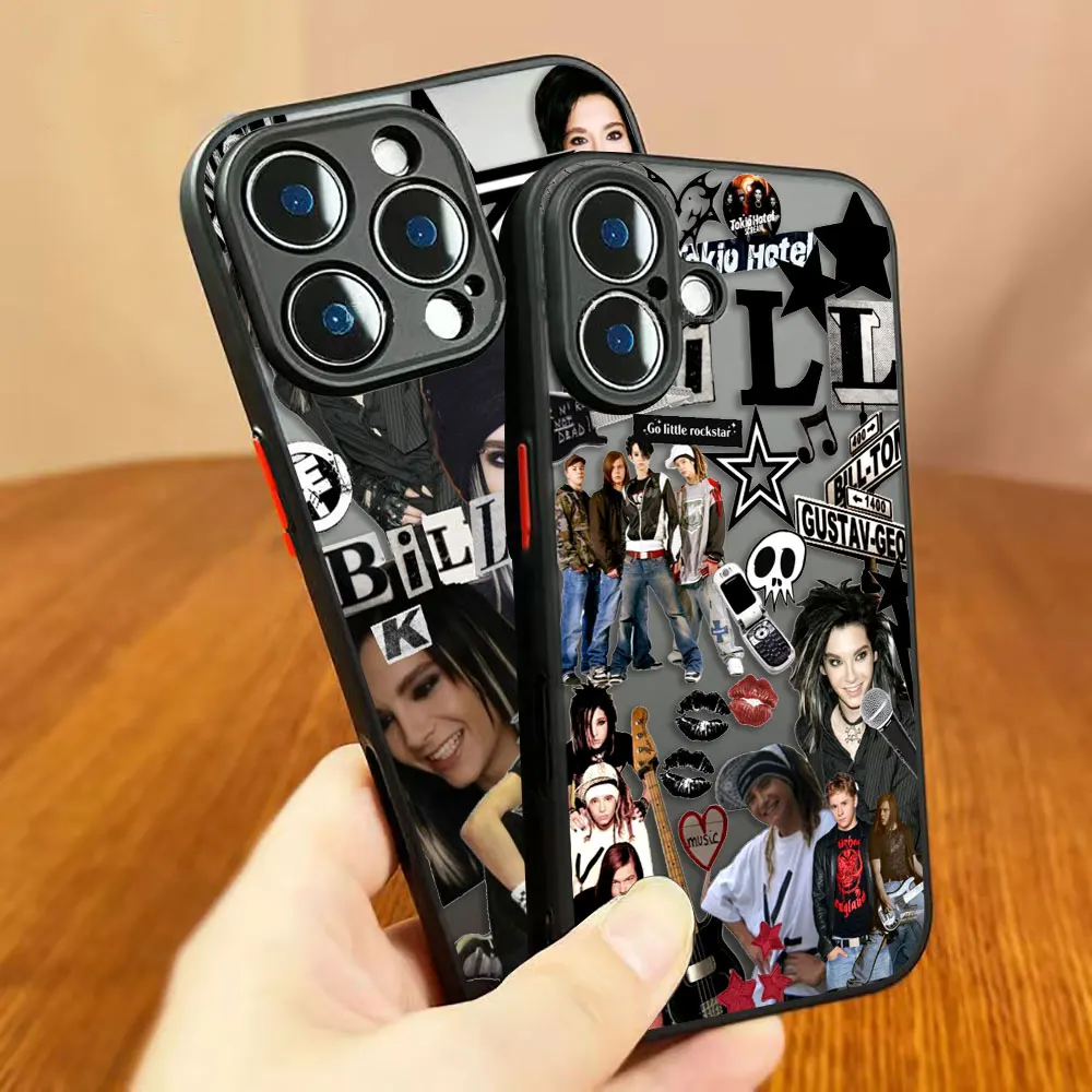Фото Матовый чехол Tokio Hotel Tom Bill Kaulitz для Samsung A15 A22 A23 A25 A26 A32 A33 A36 A42 A51 A52 A53 A55 A56 A71 A72 A73 Funda №1