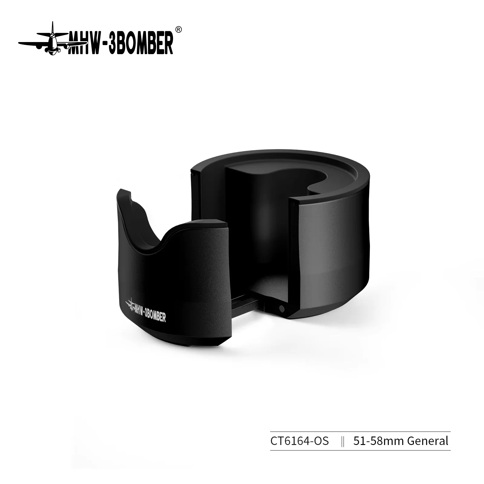 

MHW-3BOMBER Держатель портафильтра для эспрессо, бездонная станция для утрамбовки портафильтра 51-58 мм с силиконовыми противоскользящими аксессуарами для кофе