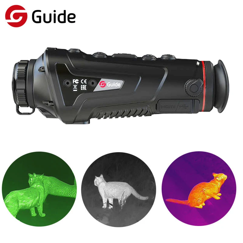 

Guide TK Gen2 Thermal Imaging Monocular 400x300 IR Resolution Video Recording Ranging WIFI Thermal Camera Night Hunting Device