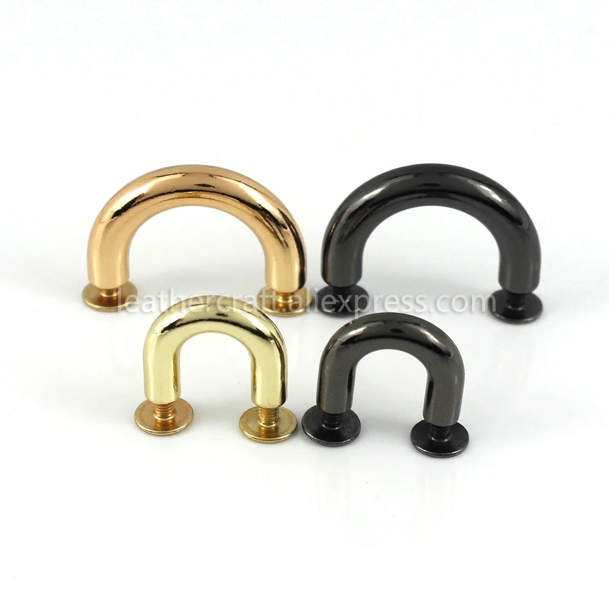 Металлические D-образные соединительные кольца для сумок 2 шт. якорные пряжки