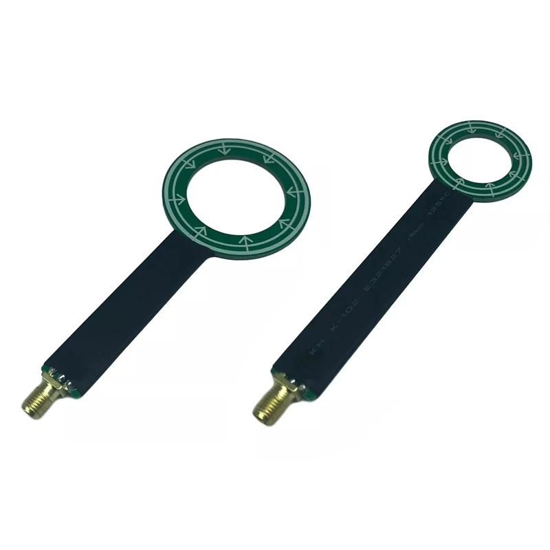 

2Pcs EMC EMI Near Field Probe Magnetic Field Antenna Extra Large Probe and Large Probe Conduction Probe Test Antennas