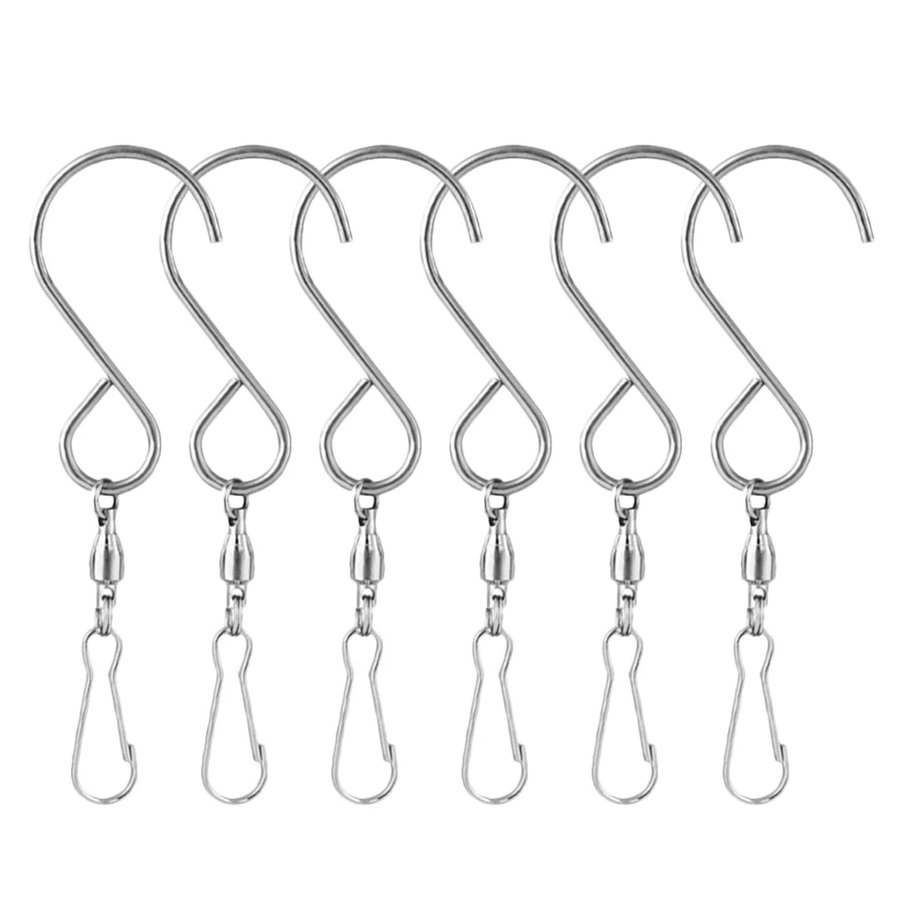 

Hookshook Hanging Clips Small Ornamentsmetal Type Garage Industrial Degree Rotary Swivel Hangers Chime Wind Hanger Garden Shaped