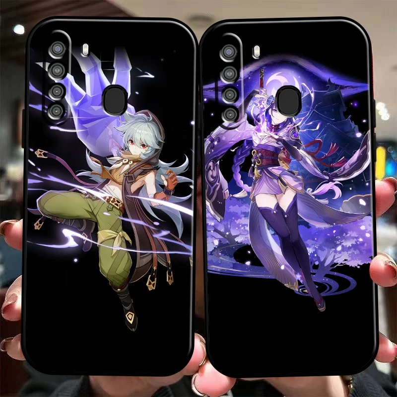 

Genshin Impact Project Game Phone Case For Samsung Galaxy S20 S20FE S20 Ulitra S21 S21FE S21 Plus S21 Ultra Liquid Silicon