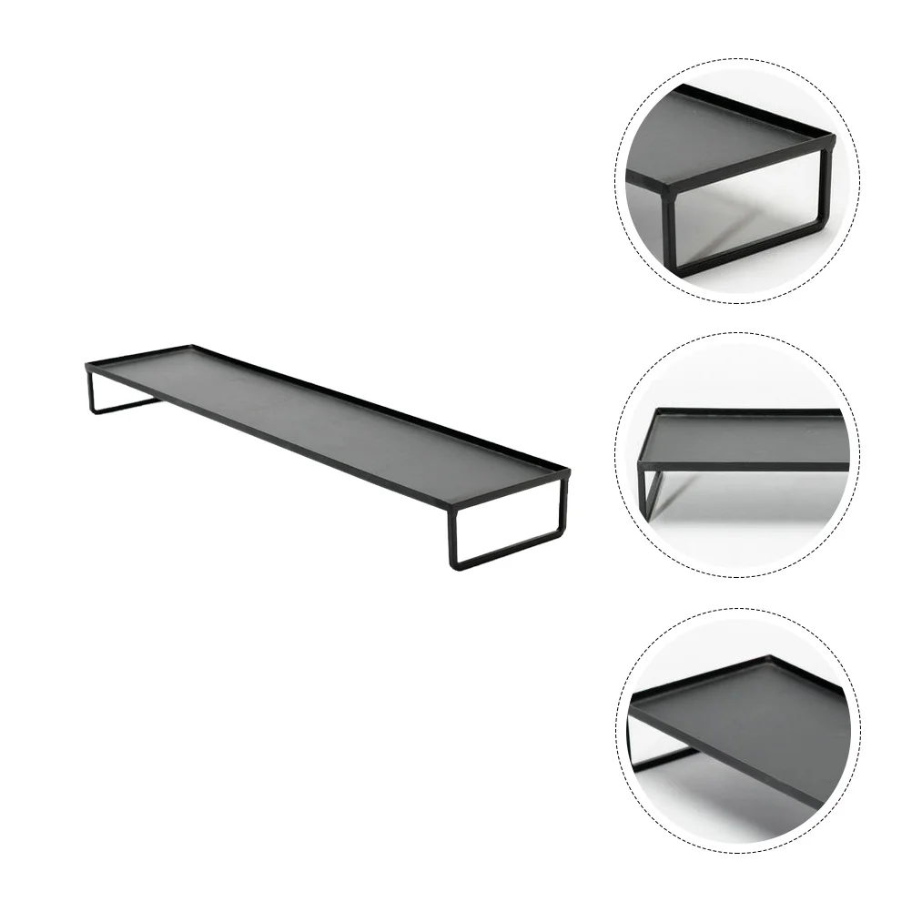 

1pc Teaware Stand Teaware Holding Shelf Storage Display Rack Flower Planter Shelf Metal Stand Teaware Serving Tray