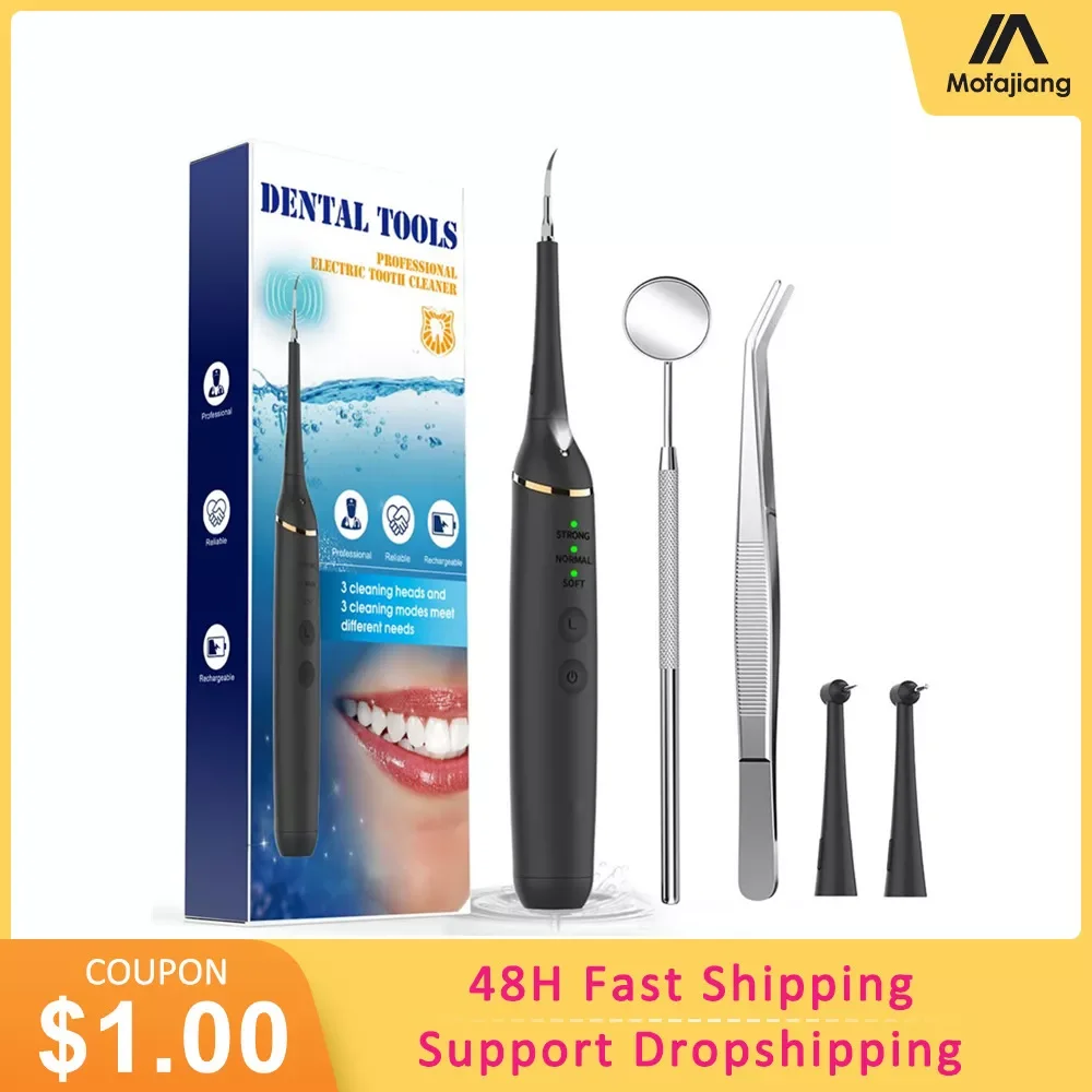 

Electric Tooth Calculus Remover Sonic Dental Scaler Cleaner Teeth Stains Tartar Whitening Toothbrush Mirror Dentist Hygiene Care
