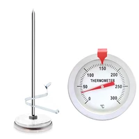 300mm stainless steel bbq thermometer meat thermometer temperature meter bbq food cooking meat gauge kitchen tools