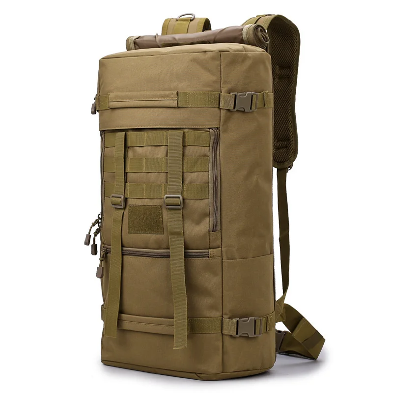 

Водонепроницаемый Камуфляжный тактический рюкзак для мужчин, армейские туристические уличные сумки для охоты и альпинизма, объем 55 л