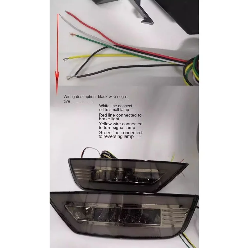 Для хэтчбека Ford Focus 2009-2014 Модифицированная лампа заднего бампера рабочая вода