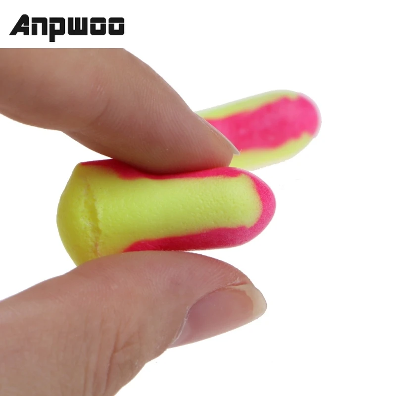 

ANPWOO 10 Pairs Disposable Soft Foam Earplugs Snore-Proof Sleep Ear Protector No Cords
