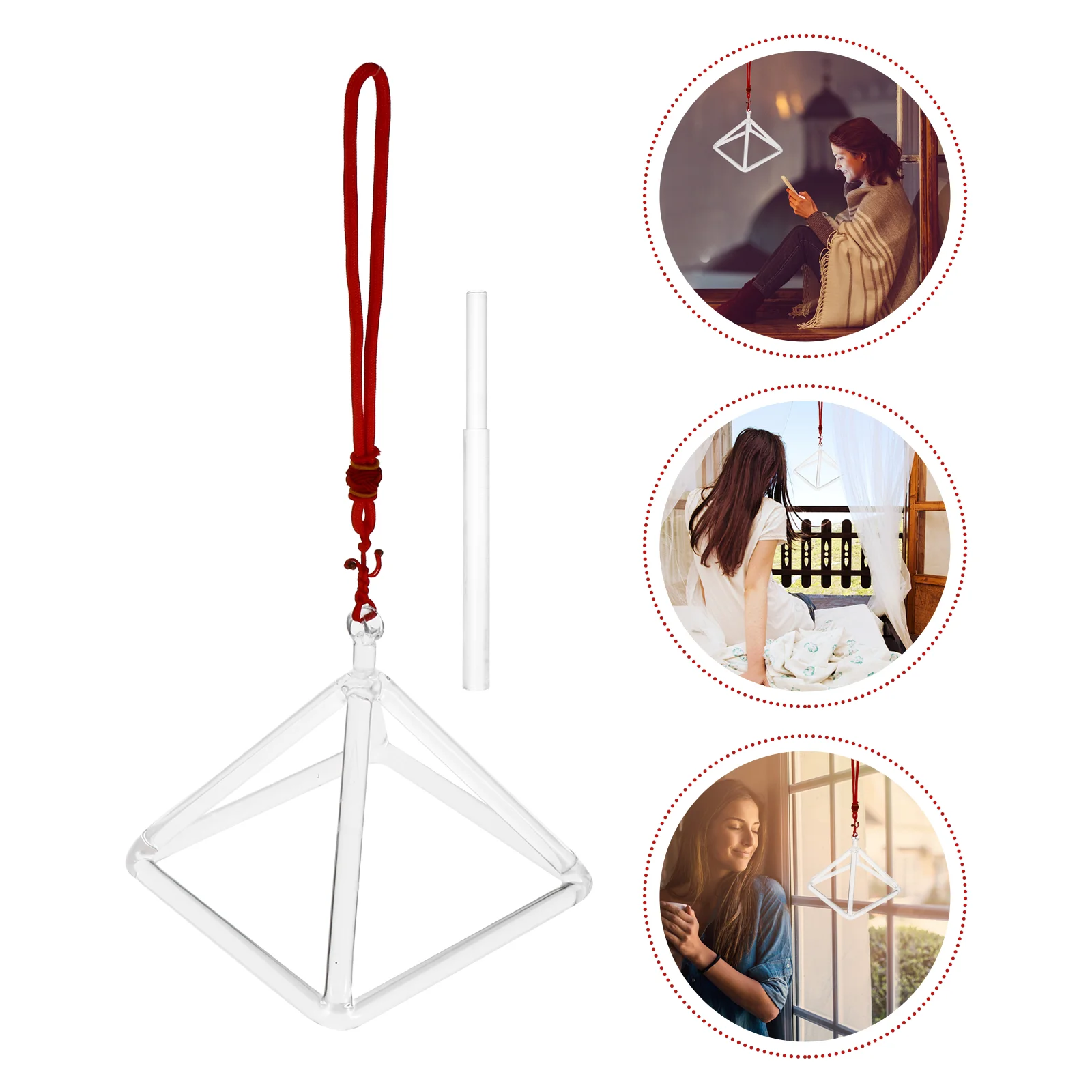 

Pyramid Singing Crystalmusic Instrumentcrafts Tool Rack Bowls Sound Bowl Adornment Desktopmusical Striker Sticker Harps Curative