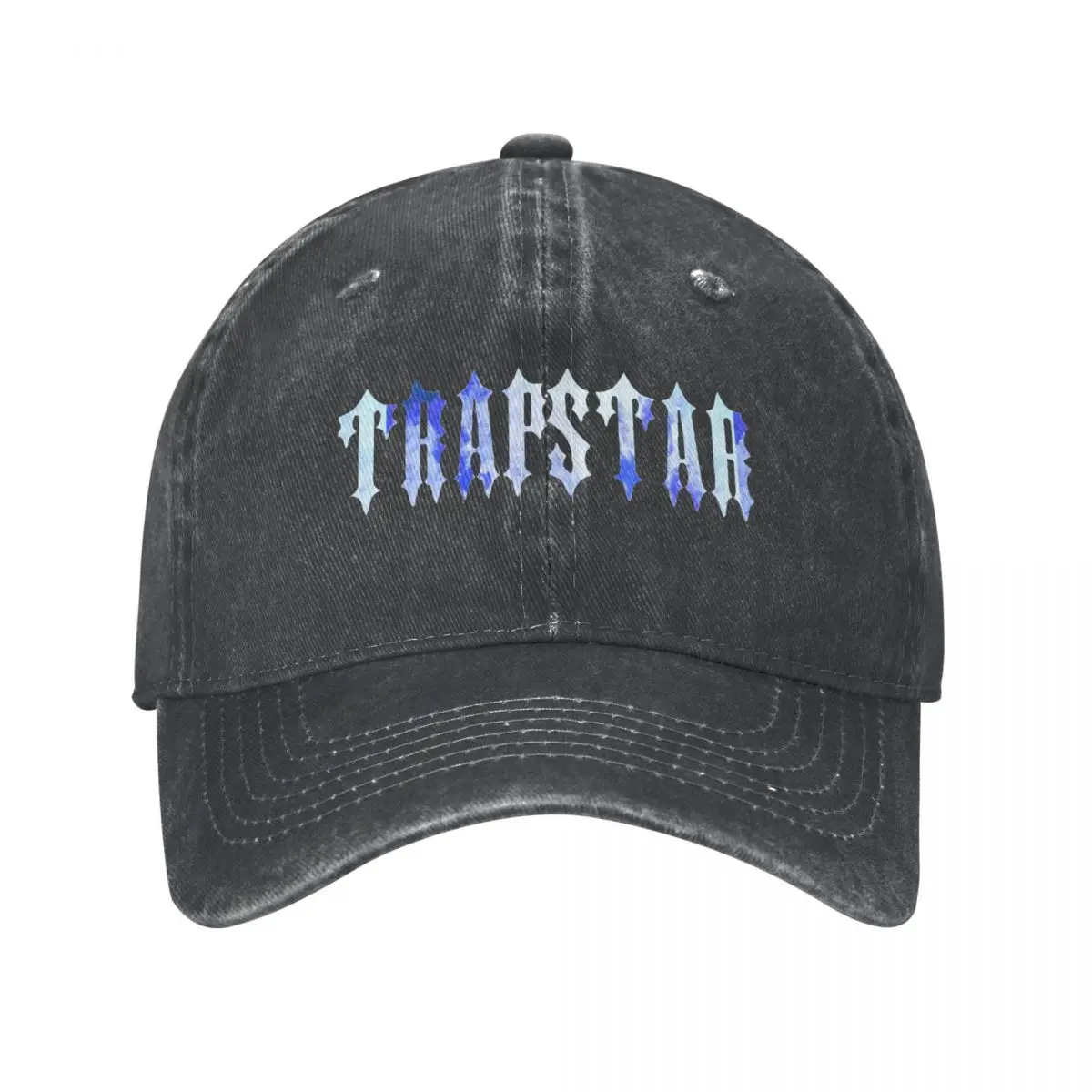 

Trapstar London Logo Music Baseball Caps Vintage Distressed Denim Snapback Hat Men Women Outdoor All Seasons Travel Caps Hat